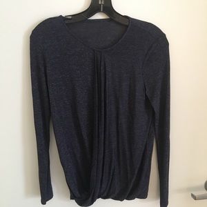 Banana Republic Faux Wrap Top